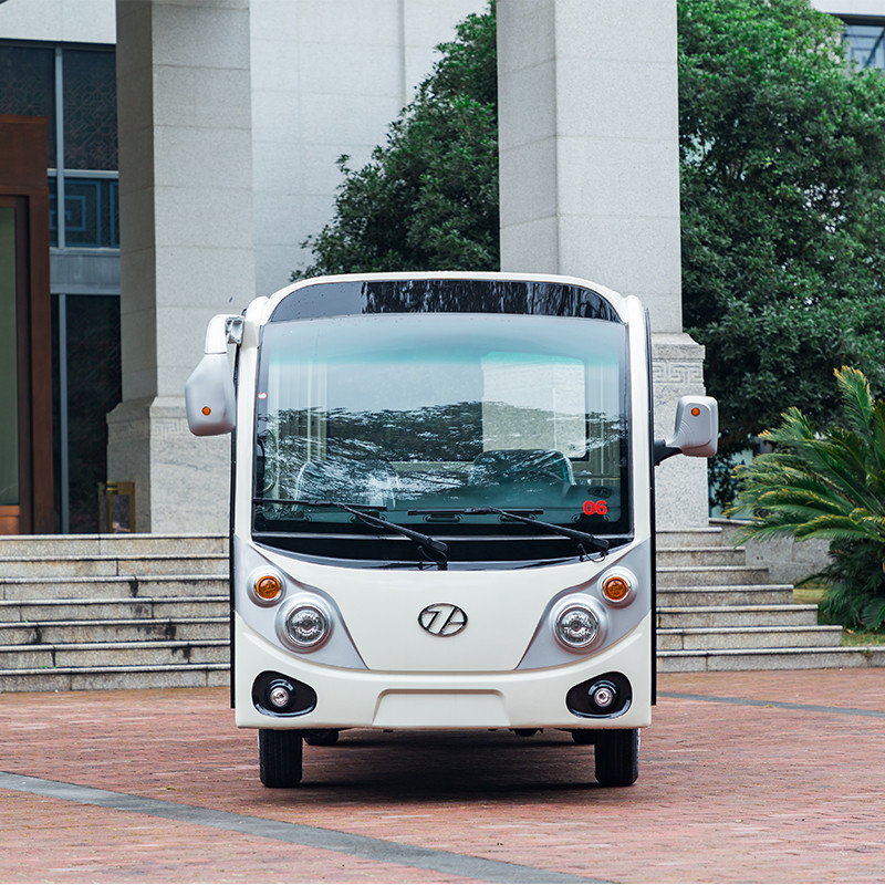 Affordable Price 72V AV Controller Electric Mini Bus Enclosed 14 Seater Electric Passenger Bus