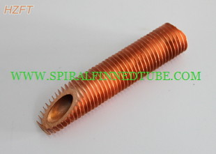 Heat Transferring Copper Finned Tube Flexible For Coaxial Evaporators 10.2mm Inner Dia