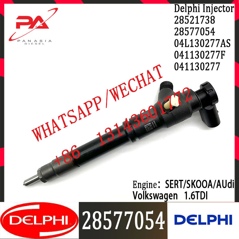 DELPHI original Diesel Fuel Injector 28577054 041130277F 28521738 04L130277AS For SERT/SKOOA/AUdi/Volkswagen 1.6TDI