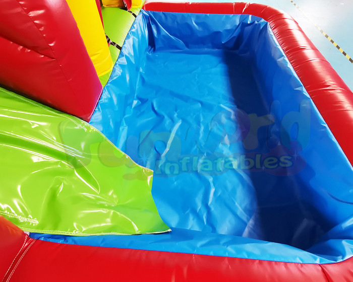 Tarpaulin Inflatable Bouncer Slide Clown Jumping Bouncy Castle For Advertising