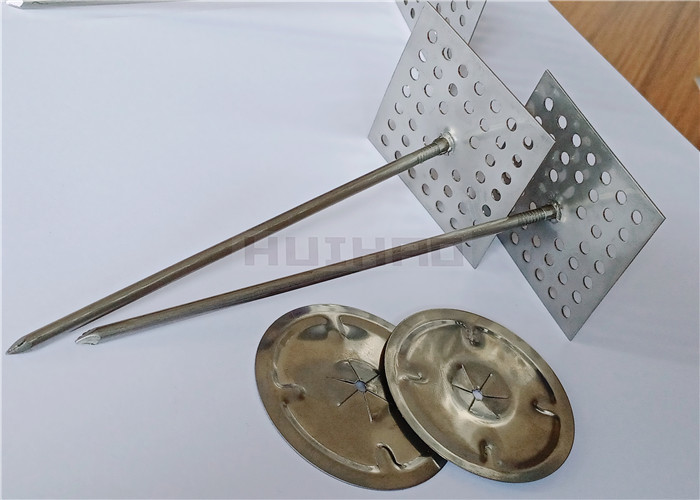 38mm Metal Self Locking Washers Square Type For Insulation Pins