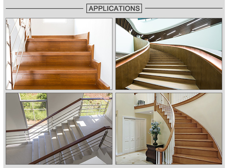 Extruded Aluminum Metal Stair Nosing Safety Stair Straight Angles
