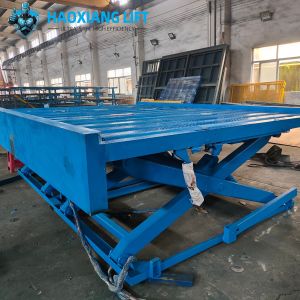 Unmovable Hydraulic Scissor Lift with Rollers – 1T-10T, stable, roller-eases