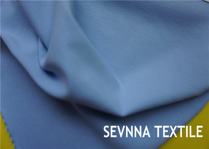 Recycled Performance Polyester Spandex Fabric Unifi Wicking Fibers Solid Stone Colours