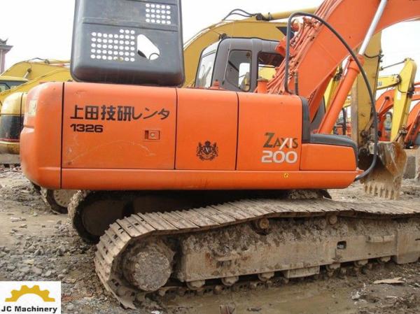 Original Japan Hitachi 20 Ton Excavator , Used Hitachi Zaxis 200 Excavator ZX200