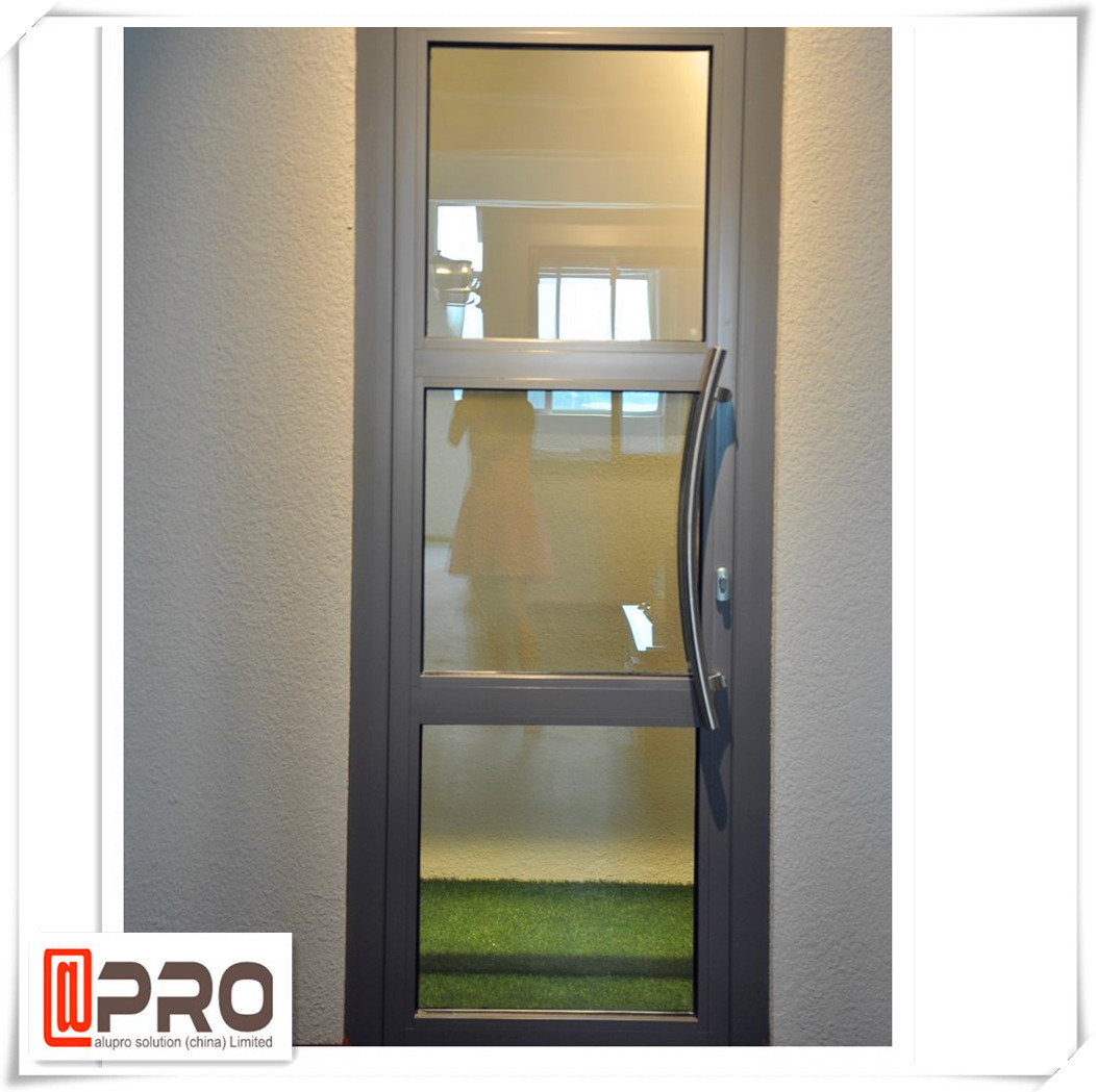 Single Pane Internal Aluminium Glass Doors For Residential House Color Optional Types of hinges Doors Hinges Doors price