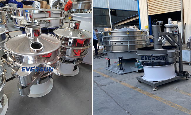 Stainless Steel Vibrating Screening Machine With High Precision Powder