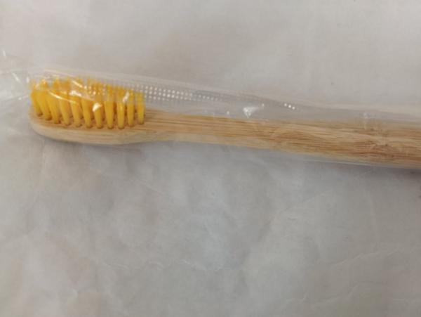 Cleaning Toothbrush Bamboo Handle Hotel Homestay Easy to Carry Teeth Cleaning