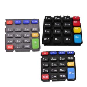 Pos Machine Silicone Keyboard Customised Rubber Parts and Plastic Parts