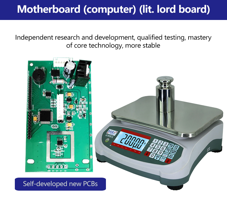 SOHE 2024 150000 Precision Configuration LCD Screen Table Scale for Industry Weighing