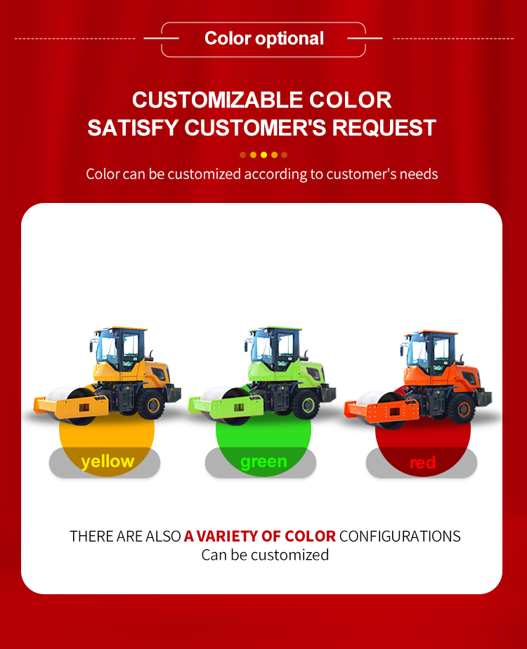 CHANGCHAI Engine Vibratory Roller for Smooth Asphalt Compaction on Asphalt Roads