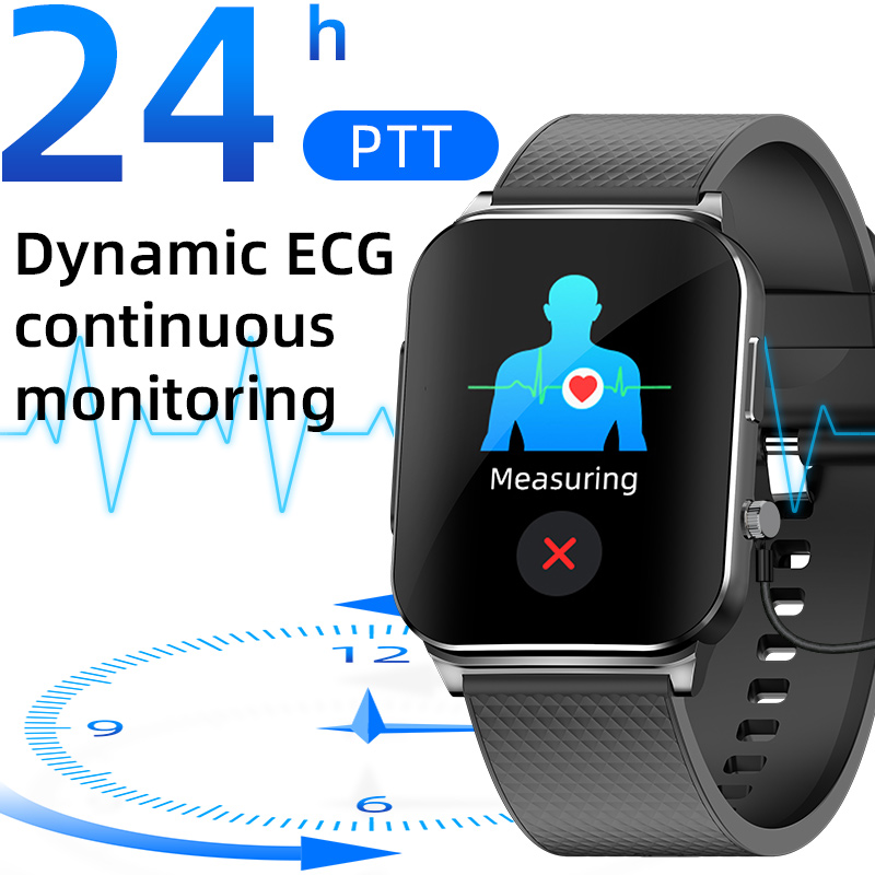 1.83 Inch Full Touch Screen EP03 ECG Smart Watch With Blood Pressure Monitoring