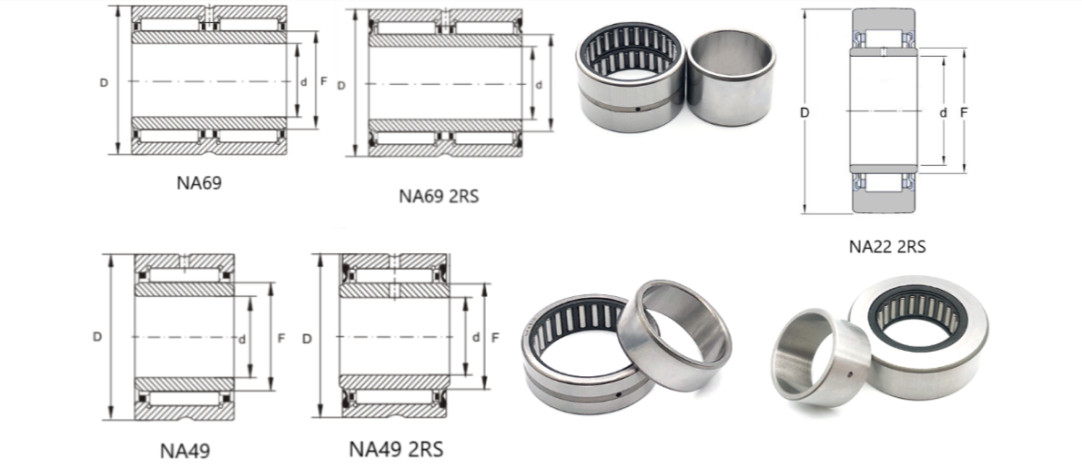 Full Ball Needle Roller Bearing NAV4017 NAK30 RNAV4017 For Engineering Machinery