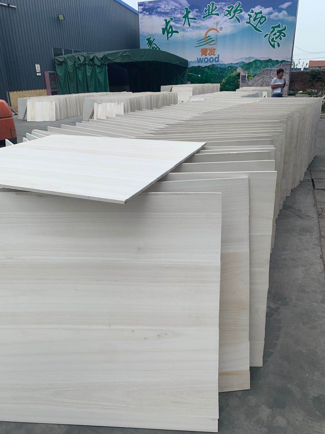 Solid Wood Glue Paulownia Wood Panels Finger Joint Board with Production Time 5-15 Days