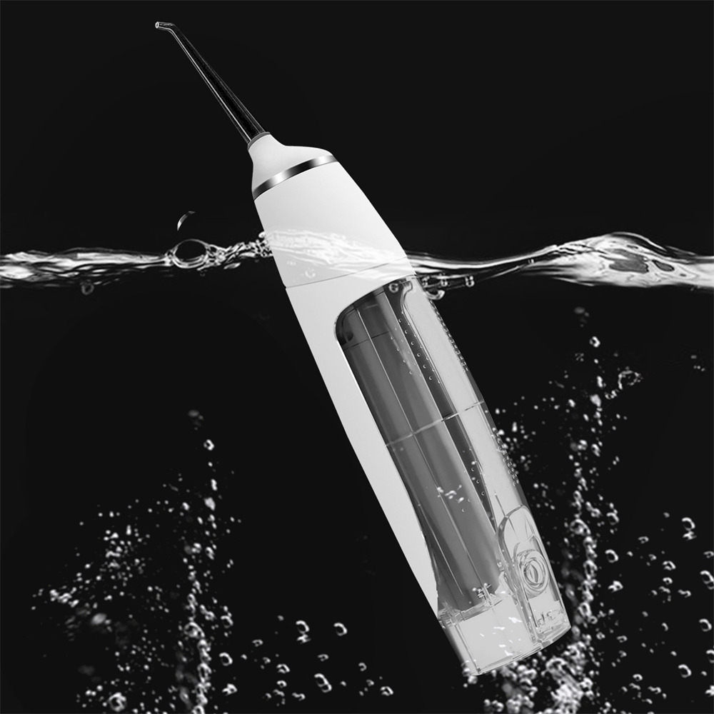 Portable 160ml Tank Dental Water Flosser 100% Waterproof Design
