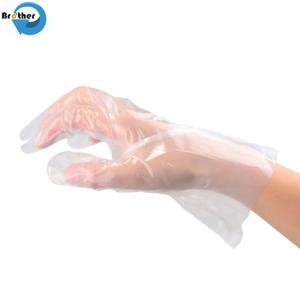 Disposable Biodegradable Compostable Plastic Gloves Customized Color for Kitchen