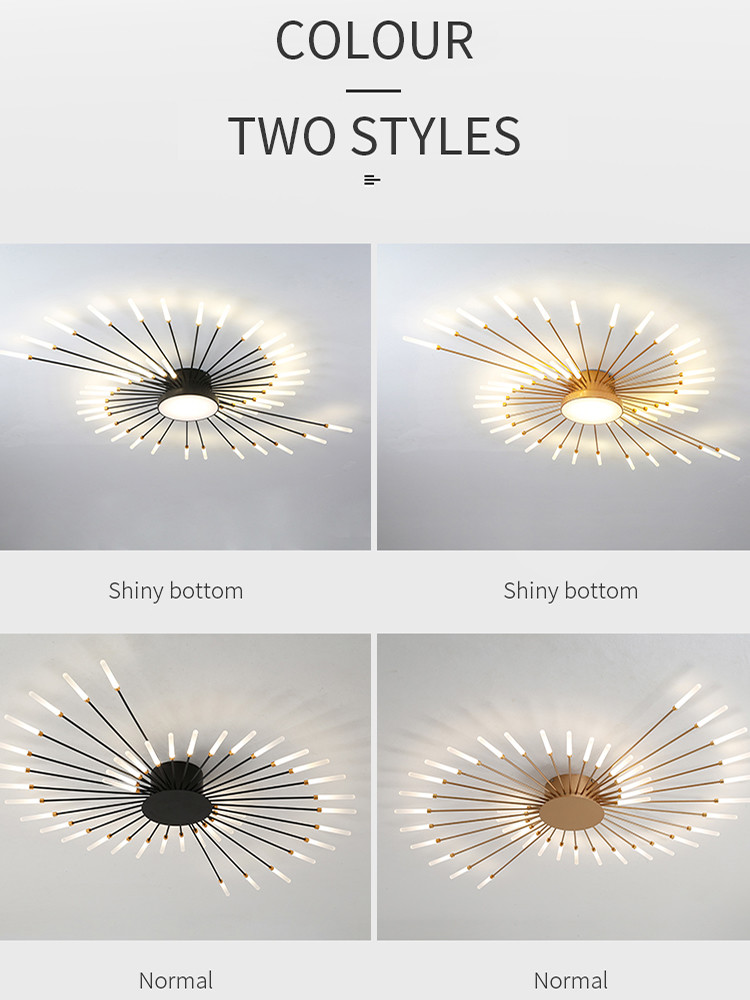 Fireworks led Chandelier For Living Room Bedroom Home chandelier luxury ceiling lights(WH-MA-194)