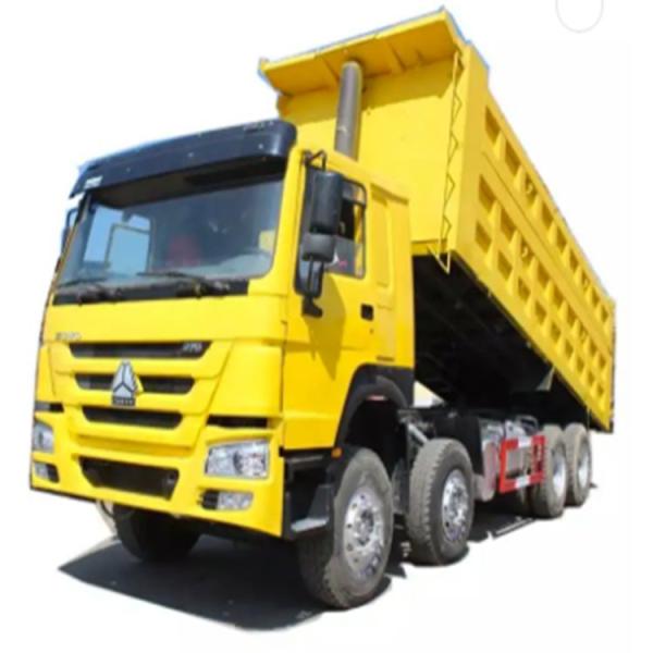 6x4 Heavy Dump Truck Sinotruk Howo 10 Tires 420HP 30 Cbm Cargo With Hard Firm