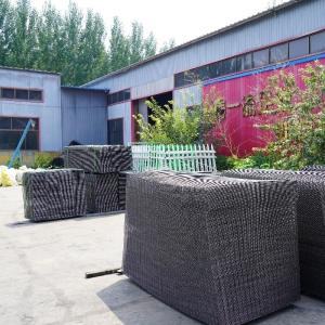 Professional Processing Service 2x1x1m Galvanized Gabion Basket with PVC Coating