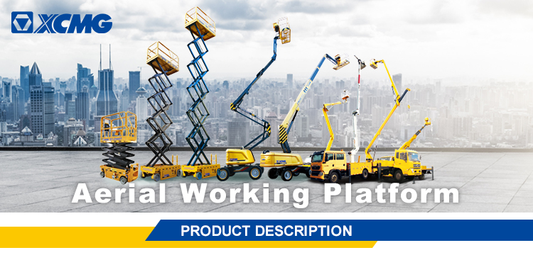 XCMG Heavy Duty Dump Truck 12m , Hydraulic Working Warehouse Platform Lift