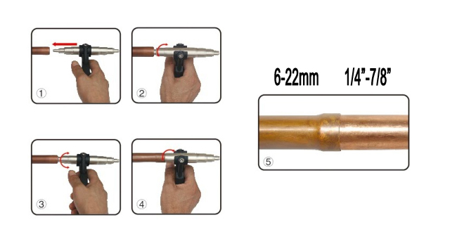Light Ergonomic Aluminum Hand Swaging Tool For Copper Pipe Swing Anticorrosive
