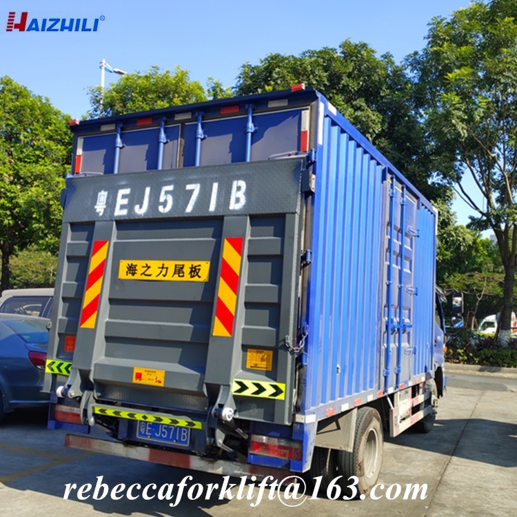 Hot selling excellent quality 1500kg steel/aluminum hydraulic van truck tail lift