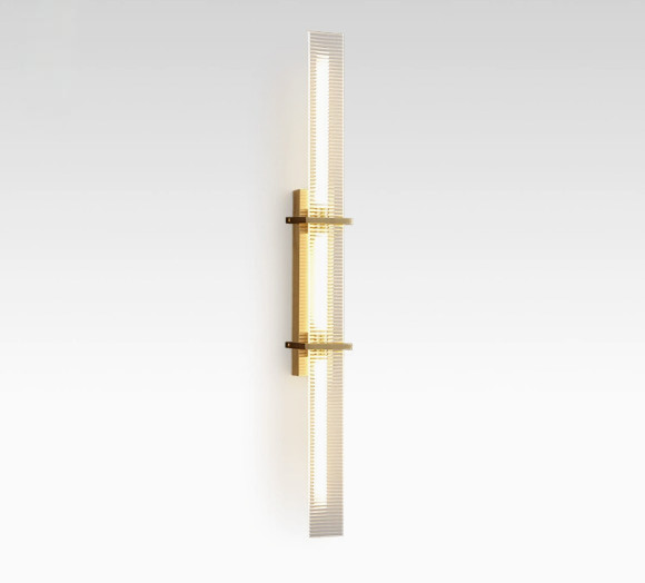 Nordic copper wall lamp modern simple bedroom bedside minimalist light luxury creative staircase corridor living room background wall lamp