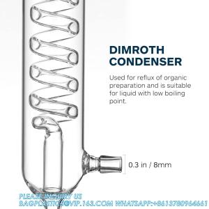  Distillation Chemistry lab Glassware Tube Glass Chemistry Laboratory Tube Allihn Condenser Glass Soxhlet Extractor Manufactures