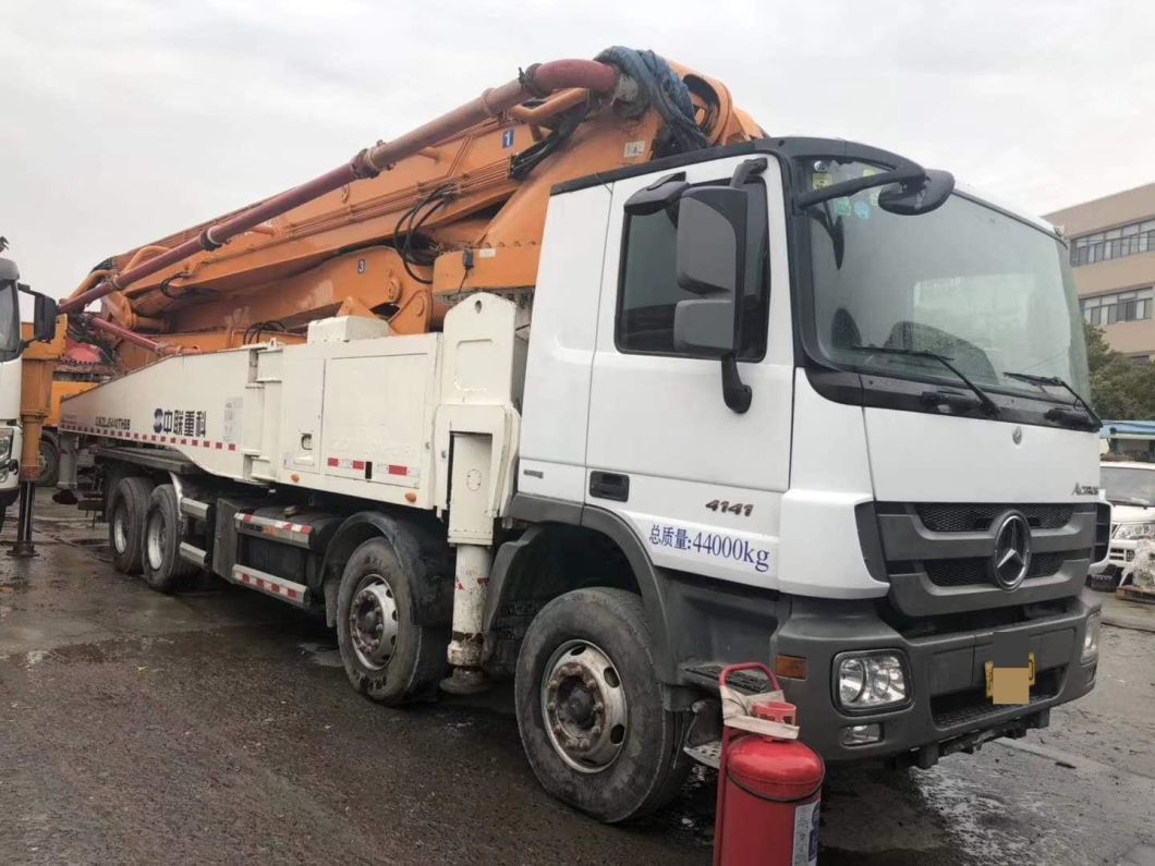 Used Construction Machinery 56 Meter Boom Pump Truck Mounted