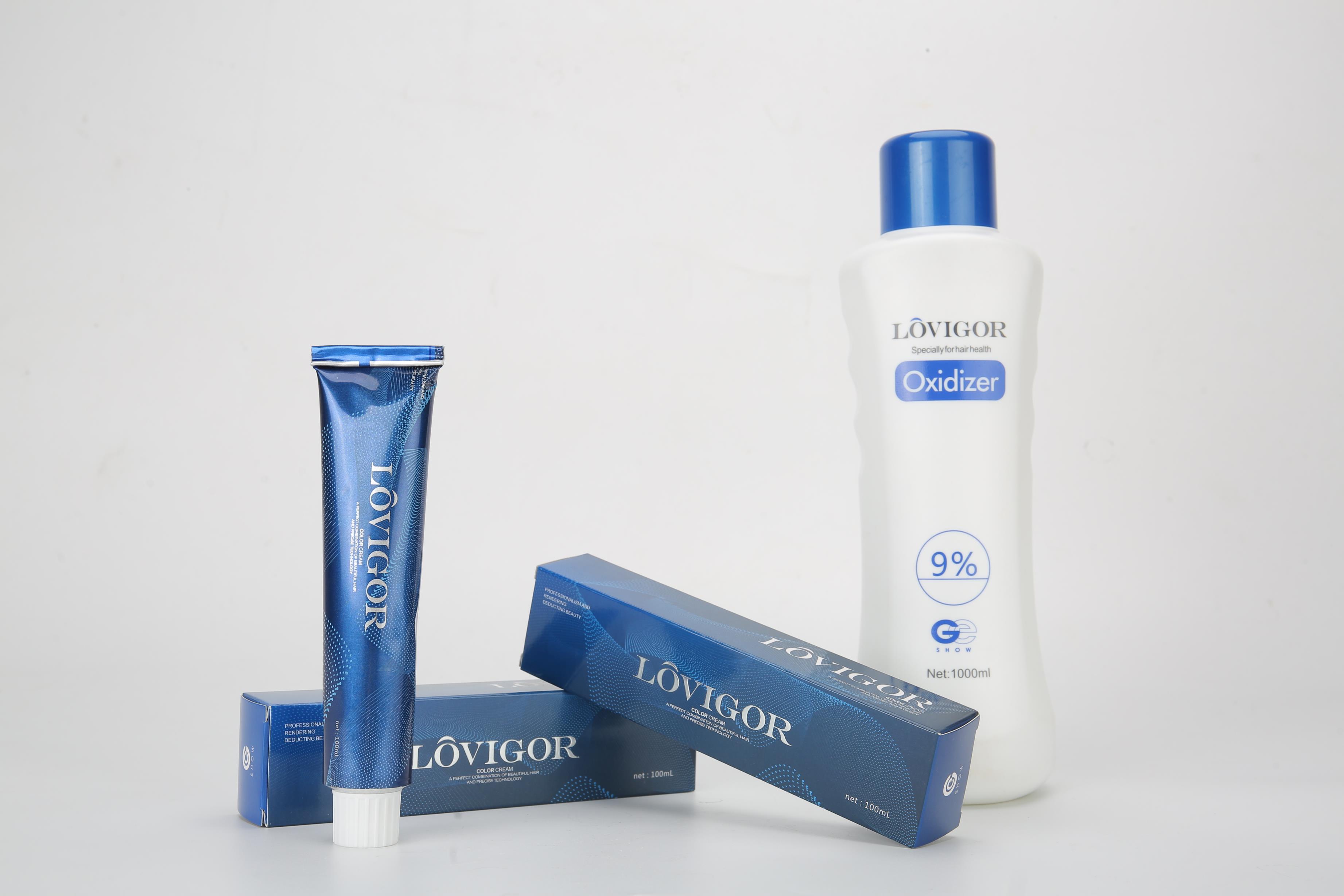Multi Colors Permanent Hair Dye Cream For Grey Coverage Low Ammonia And Long Lasting