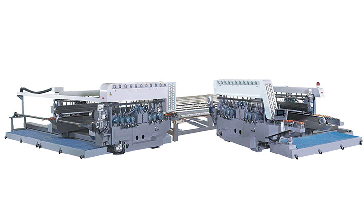 Transfer Table Double Glass Edging Machine Polishing Line