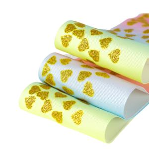Fancy Decorative Fabric Ribbon Custom Printing Solid Color Patterned