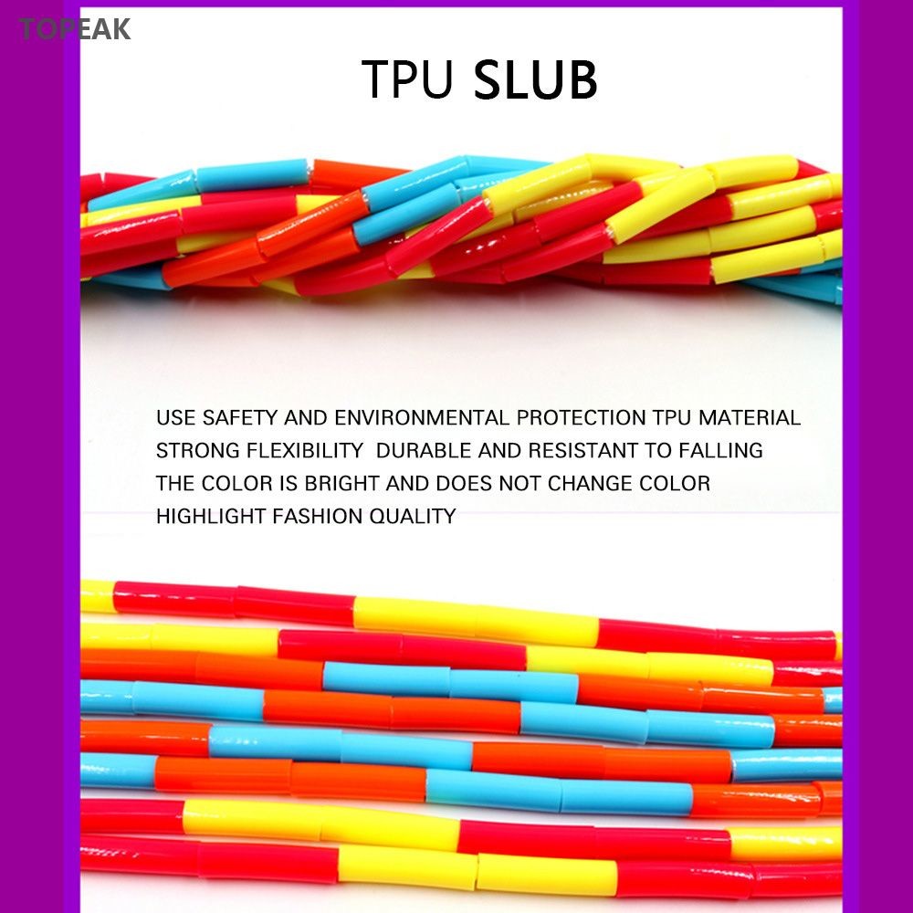 7 Foot Custom Jump Ropes Tangle Free Skipping Rope Adjustable TPU Beaded