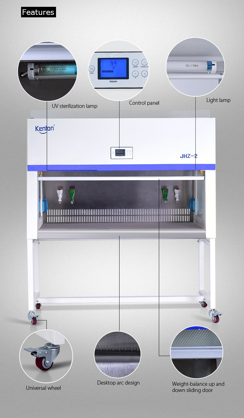 Class 100 Laminar Air Flow Cabinet 99.99% HEPA Filter Horizontal Laminar Flow Cabinet