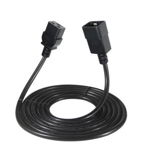 IEC C19 to C20 Power Cord 1.5m PVC Jacket 220V EU Plug