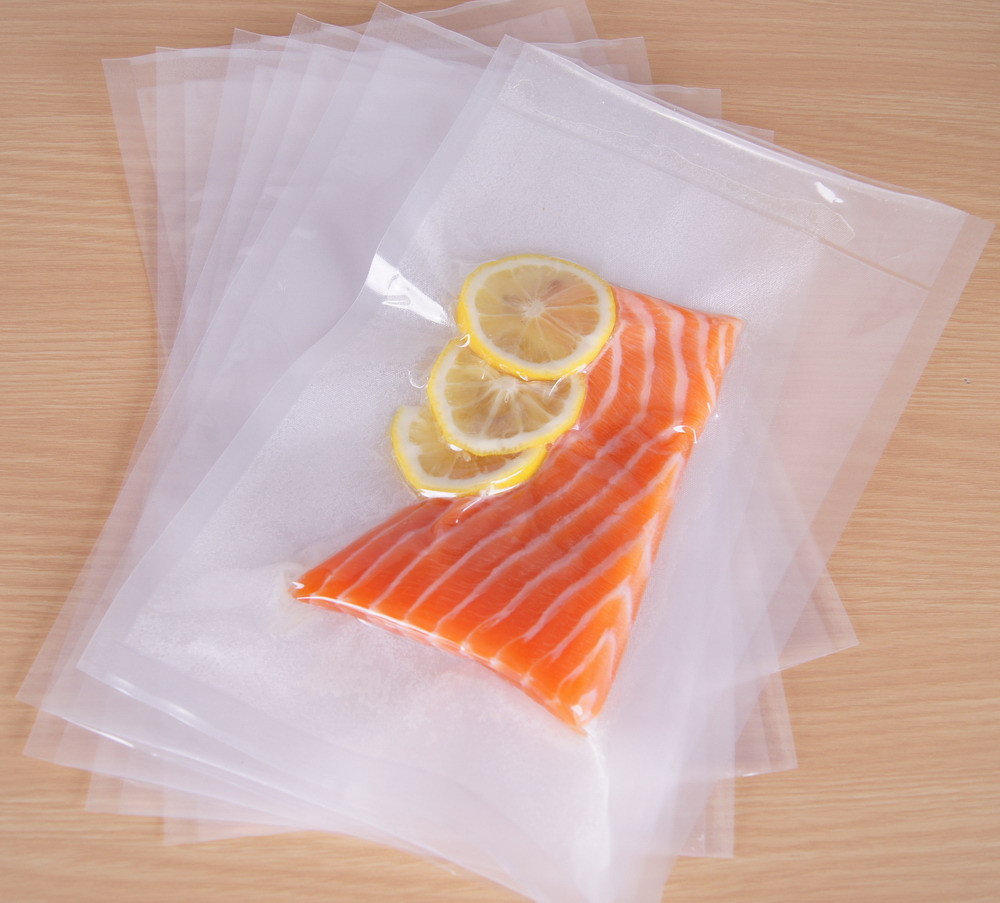 Food Grade High Transparent Vacuum Texture Bags For Retain Freshness