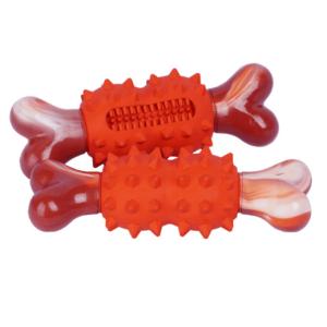 Natural Rubber Bones Safe Chew Toys For Dogs 25x18CM