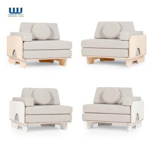 One Seat Modular Play Sofa Durable Construction Versatility With Arm Chair
