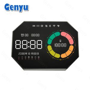 Custom Shape VA LCD Display Color Segmented LCD Display 4Digit Zebra Screen For
