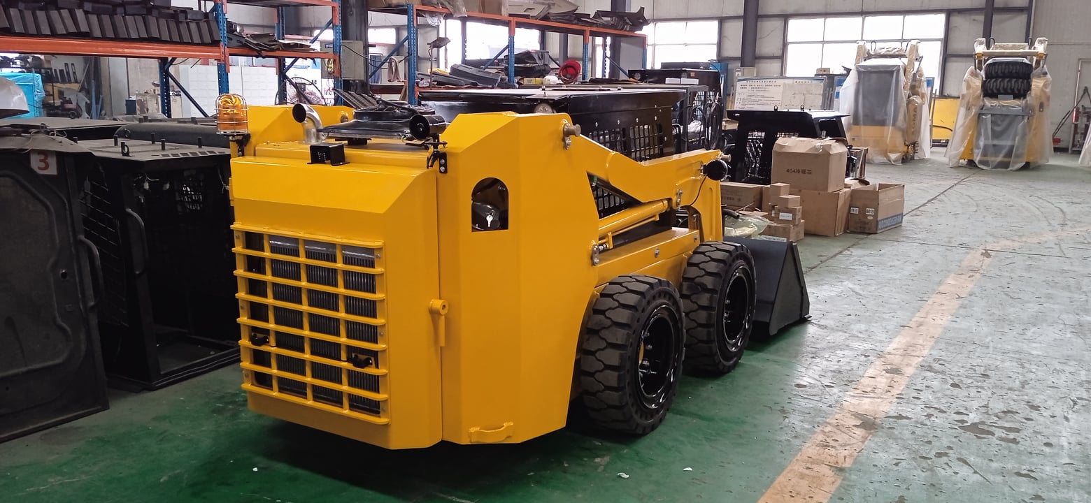 Moving Type Diesel Power Ultra-Low 500kg 700kg Skid Steer Loader for Wheel Loader