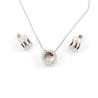 Buy cheap South American Fashion Stainless Steel Earrings With Matched Pendant Necklace from wholesalers
