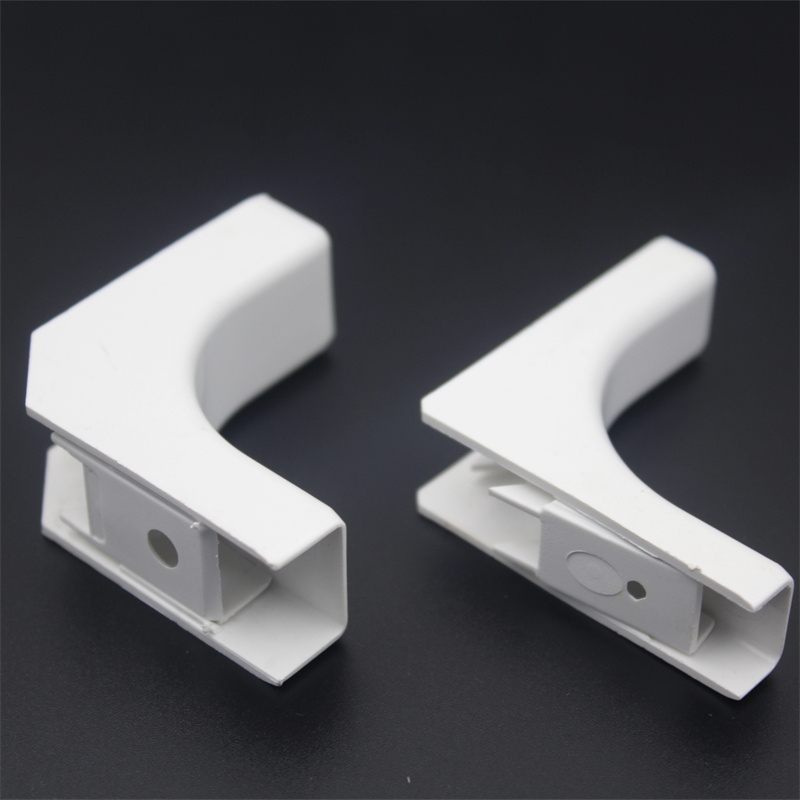 ABS Fiber Optic Plastic Accessories Cable Wiring Right Bending Angle Wall Tube Cable Clip