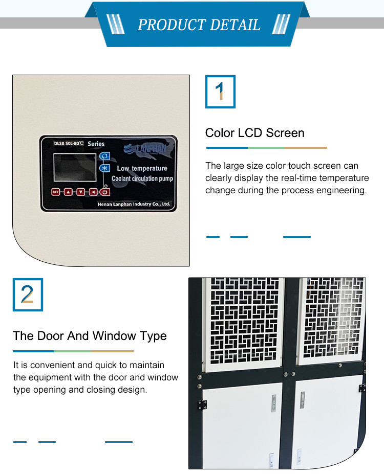 Chiller Lab Equipment 50L Glycol Circulating cooling Chiller For Evaporator