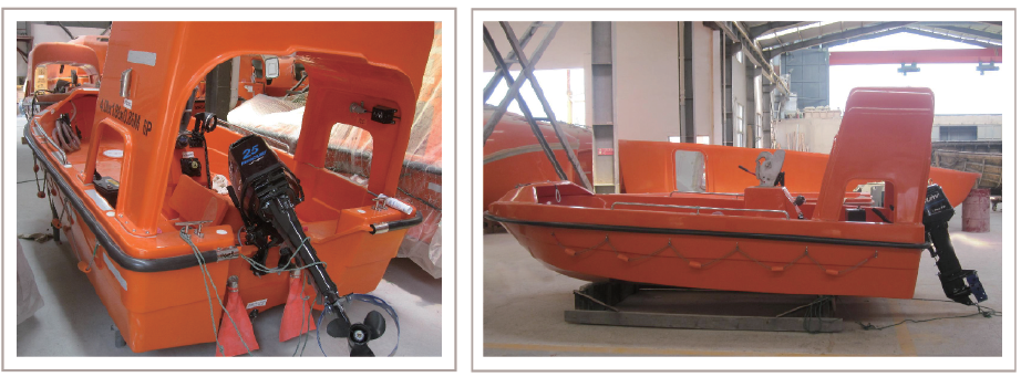 4.5 m FRP rescue noat,Open fast rescue boat(outboard engine&inbord engine)
