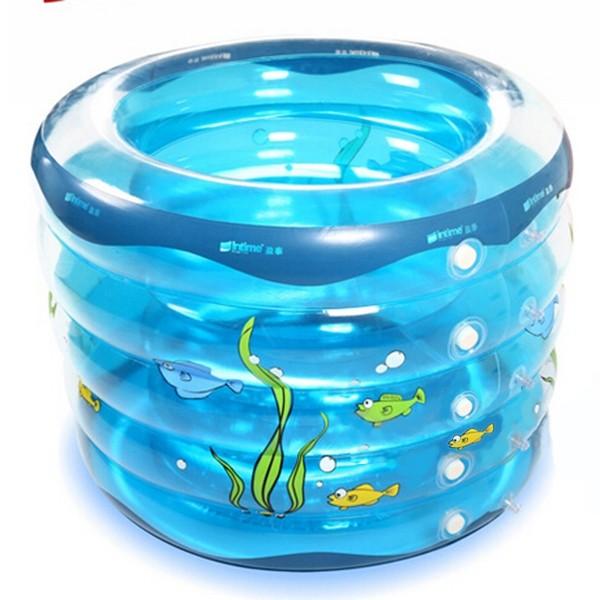 Quality New Kids Baby Swimming Pools Inflatable Bathtub Toddler Water Fun 5-Ring Pool for sale