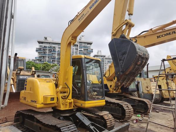 Quality                  Used Komatsu PC60 Crawler Excavator Secondhand Komatsu 6 Ton MIDI Track Digger              for sale