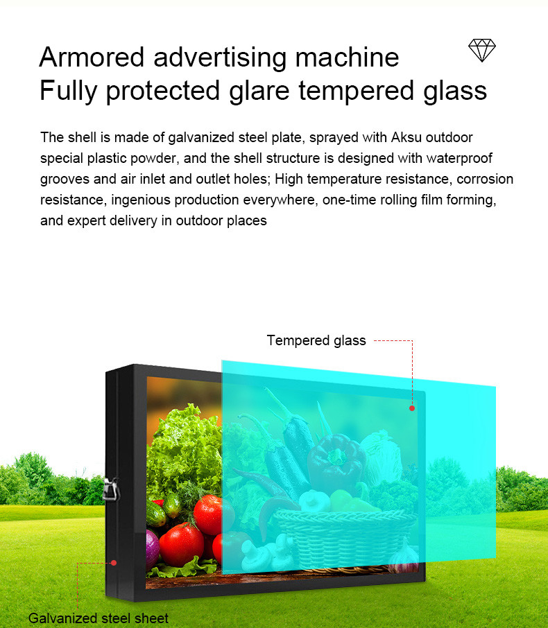 85 65 55 43 inch outdoor lcd screen advertising display screen kiosk digital signage and displays totem