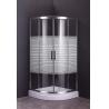 Buy cheap Modern Hinged Door Shower Enclosures , Bathroom Shower Cabins With Line Glass from wholesalers