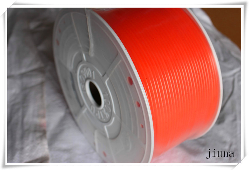 Orange Polyurethane Round Belt High Impact Resistance 85A - 90A Hardness