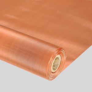  1m 1.5m 2m Copper Wire Mesh Screen For Shielding / Decorating Manufactures